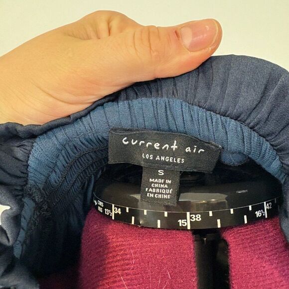 Current Air Aurelie Navy Pleated Mini Dress sz S - Picture 5 of 13